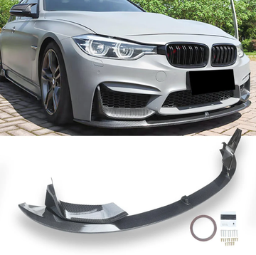 MMO For 2015-2020 BMW F80 M3 F83 F82 M4 Front Lip M Performance 4 Pieces ABS Painted Front Splitter